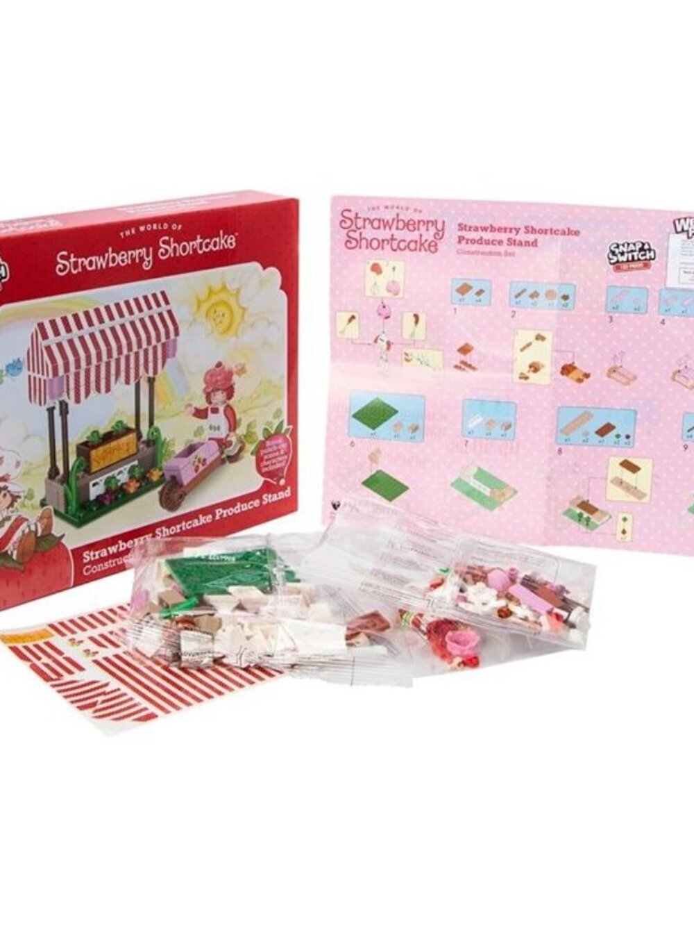 Strawberry Shortcake Produce Stand Buildable Toy Set Fruit Accessories - Picture 3 of 4